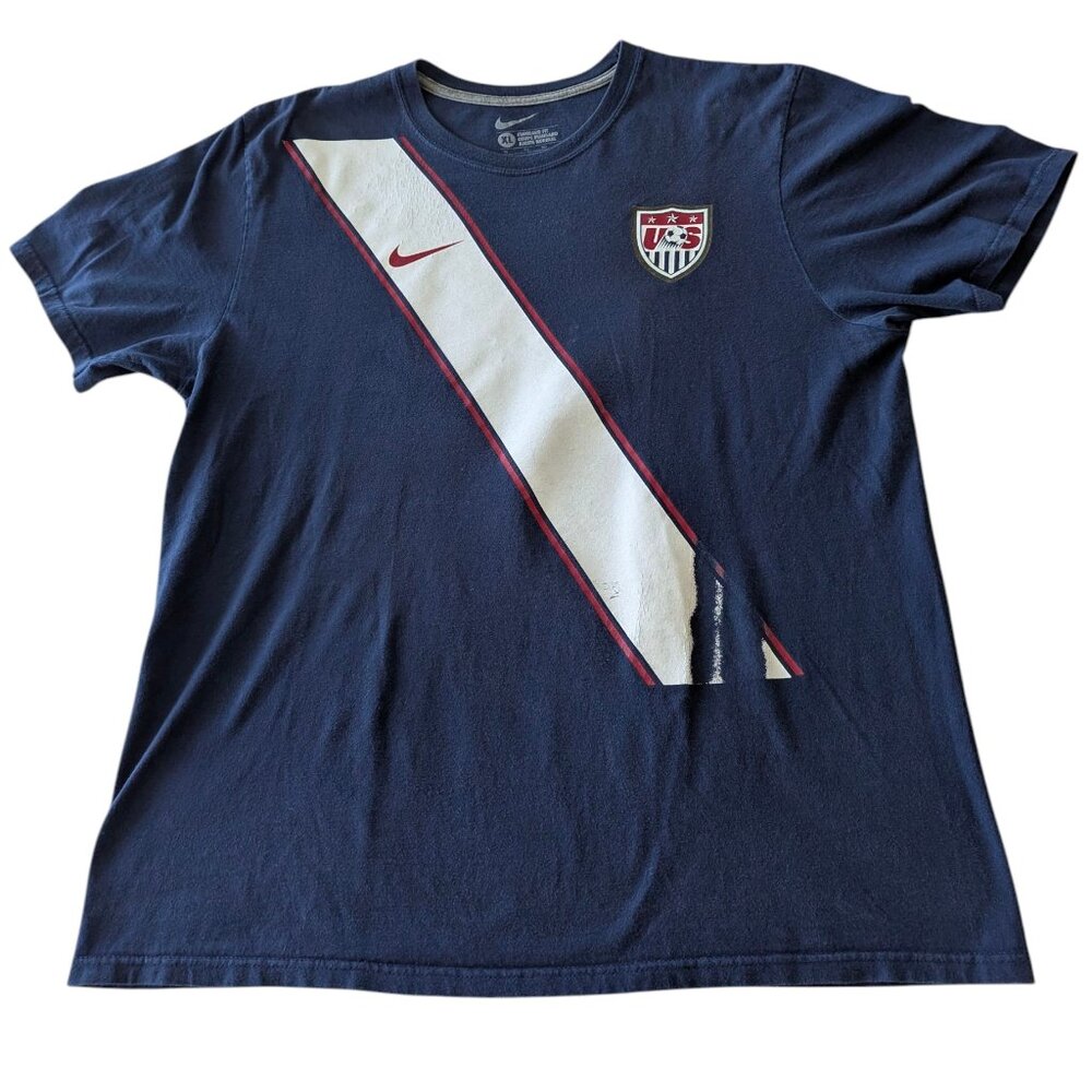 Nike 2010 USA National Soccer Team - Jersey Replica Cotton T-Shirt - Size XL